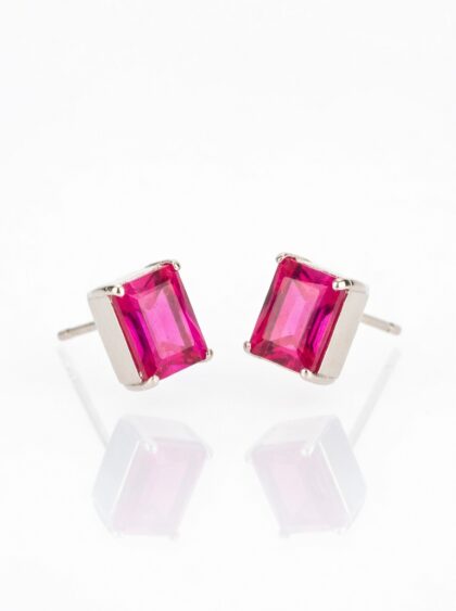 Red Valentine Studs