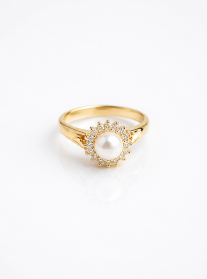 Solaria Pearl Ring