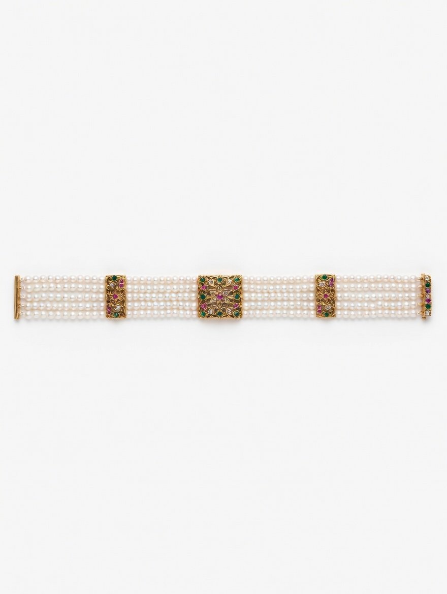 Marjaan Bracelet (Ruby+Emerald)
